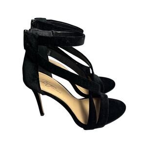 Imagine Vince Camuto Devin Black Satin Heels